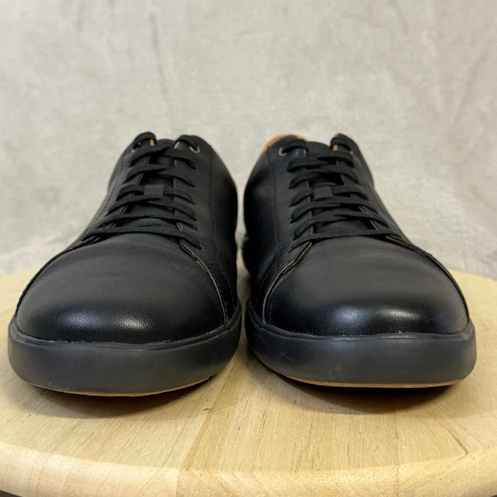 Cole Haan Grand Crosscourt II Mens Black Leather Sneakers C26655 Size 12M